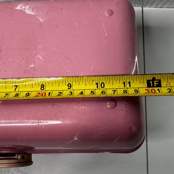 Caboodles On-The-Go-Girl Makeup Case Retro Marble Pink with Mirror - Picture 9 of 9